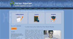 Desktop Screenshot of hackerhighschool.org