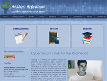 Tablet Screenshot of hackerhighschool.org